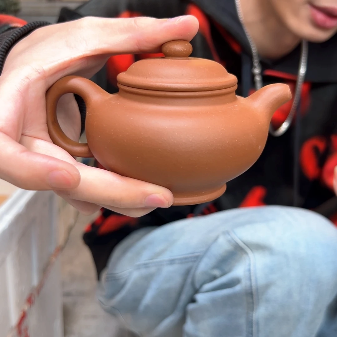 茶壶紫砂中槽清掇只瑕