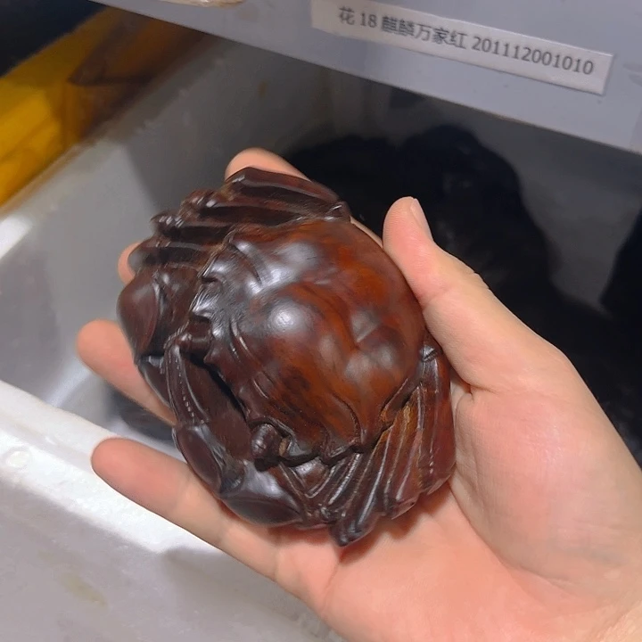 木黑檀木10螃蟹一只