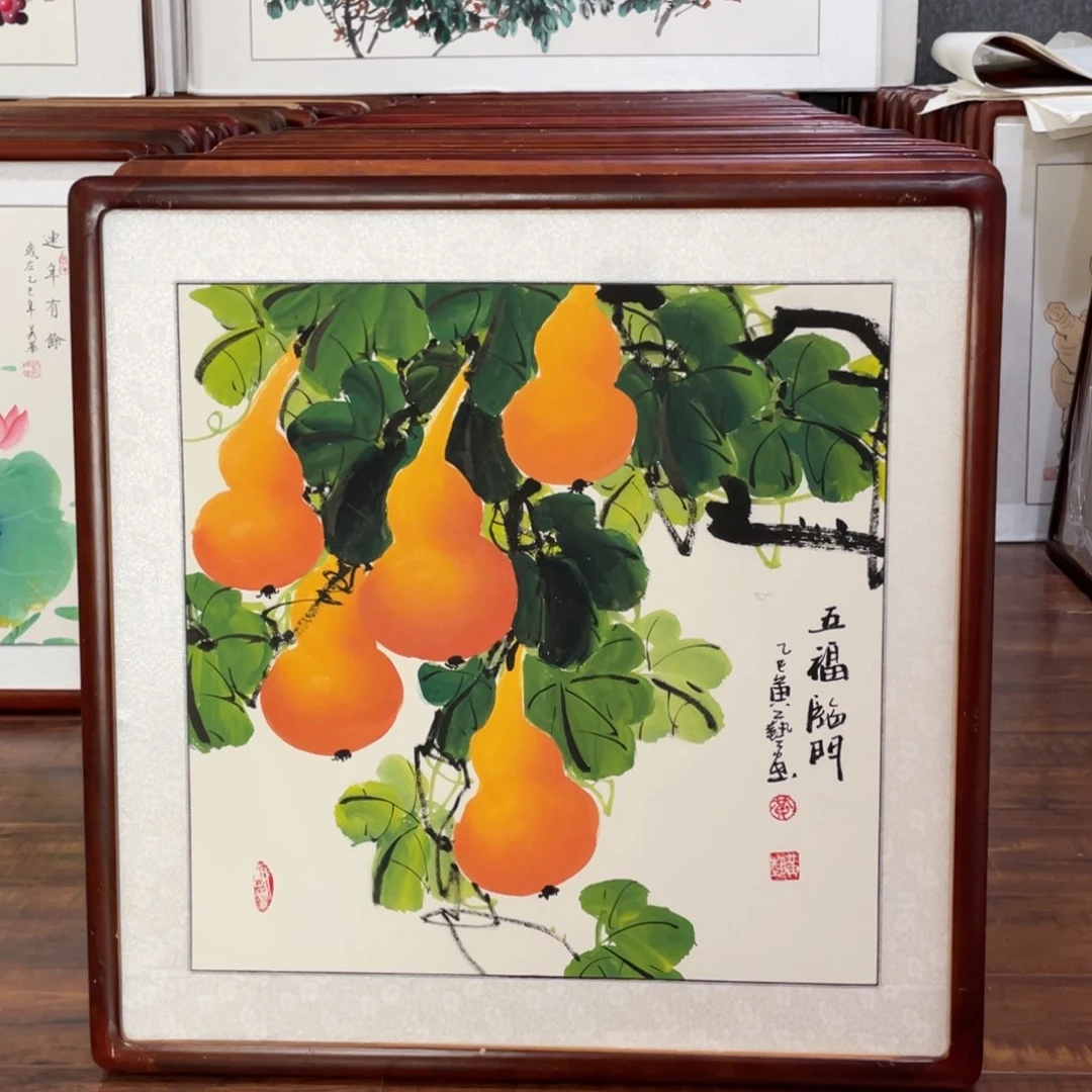 国画带框尺寸63*63厘米