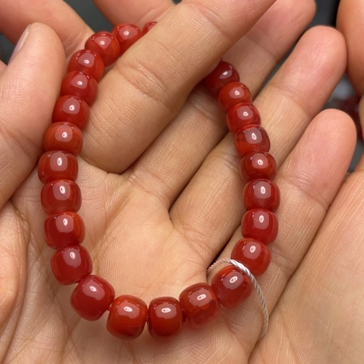 南红玛瑙手串8多样性发1未镶嵌