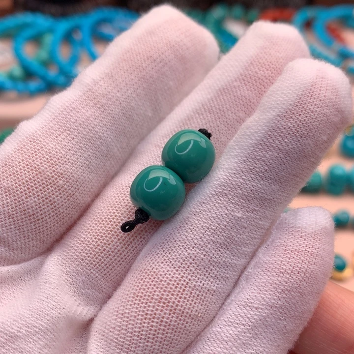 绿松石未镶嵌湖北天然原矿绿松石