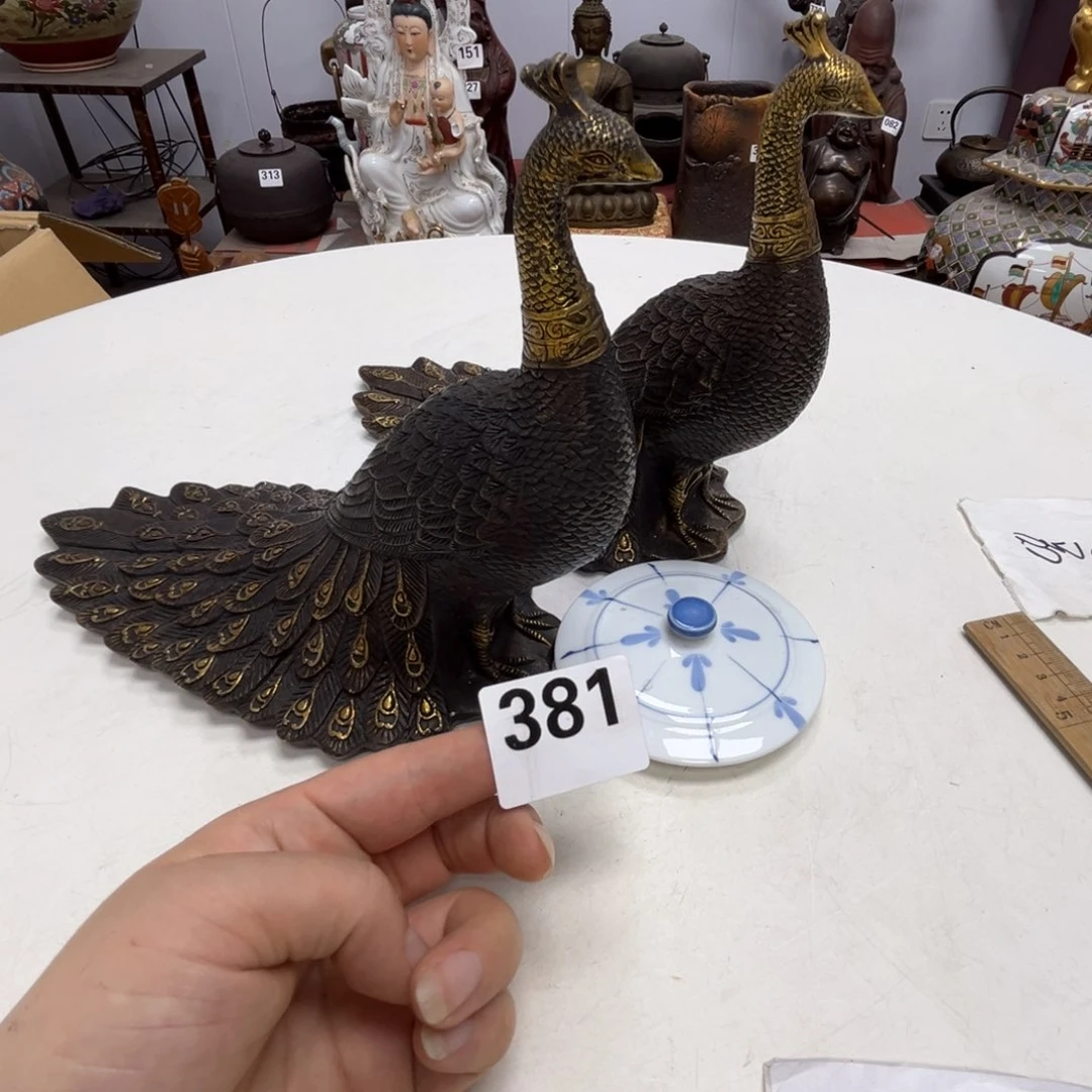 瓷片摆件工艺品瓷器摆件777