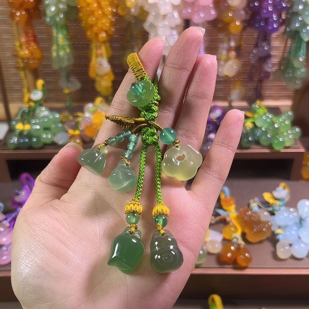 玛瑙/玉髓未镶嵌车挂