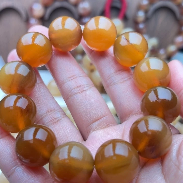 润***生珐琅非金属20老料手串