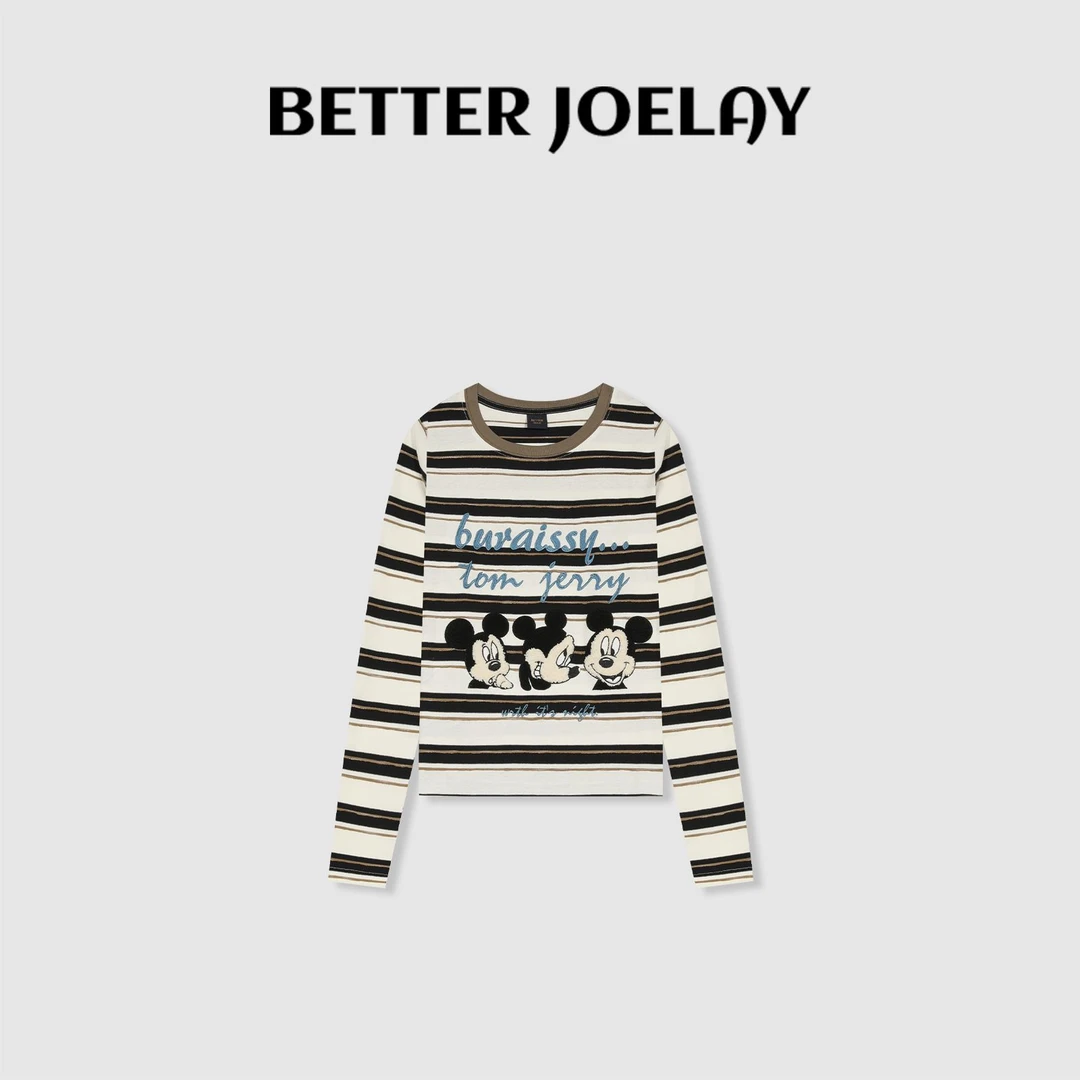 BETTER JOELAY-【绮丽之梦】时尚百搭长袖T恤休闲风KH1886