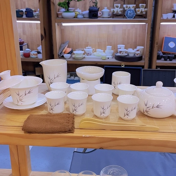 紫竹紫罗兰羊脂玉套装