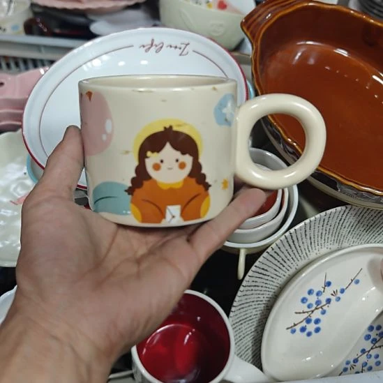 瓷片陶瓷杯碗盘微瑕介意慎拍