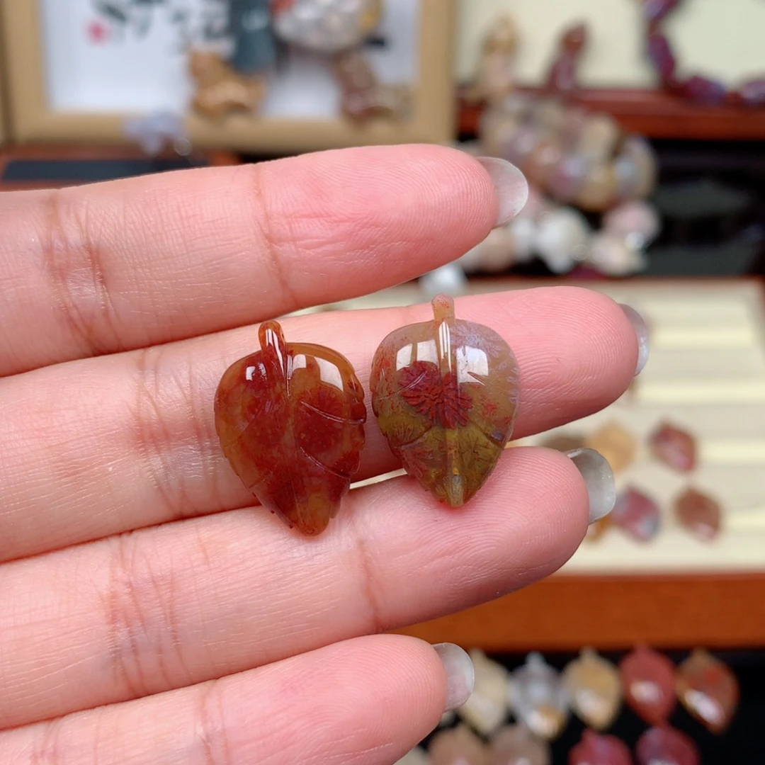 硅化玉珊瑚玉未镶嵌