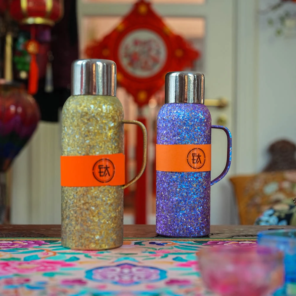 轻奢纯钛保温传家壶保温壶家用大容量创意水壶 多色