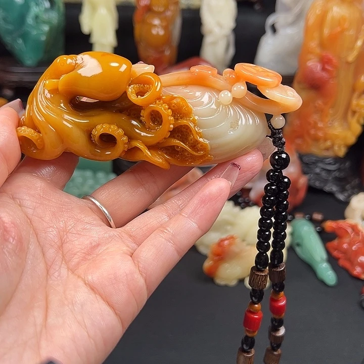 用***1寿山石老性芙蓉石