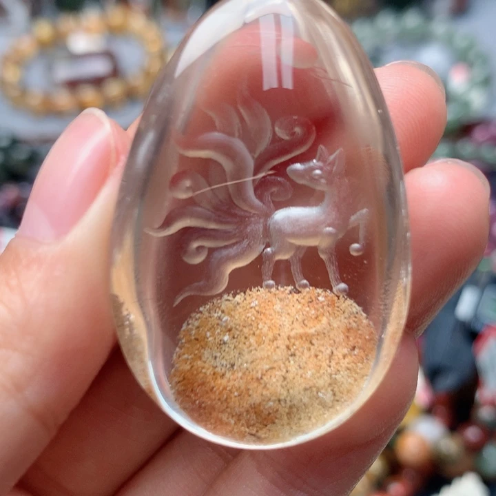 水晶吊坠(不含链)未镶嵌