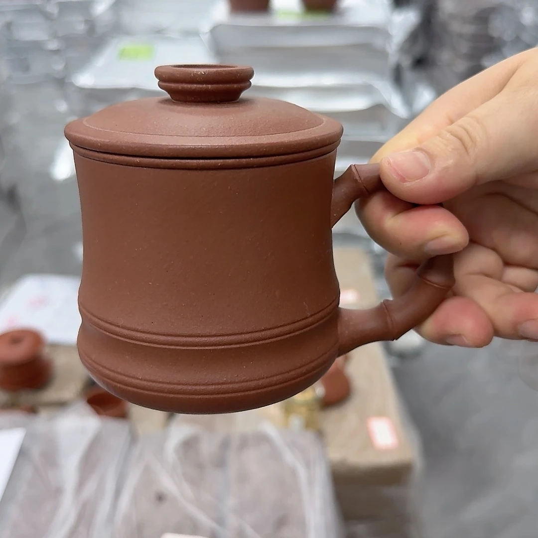 茶壶紫砂黄龙山原矿红降坡