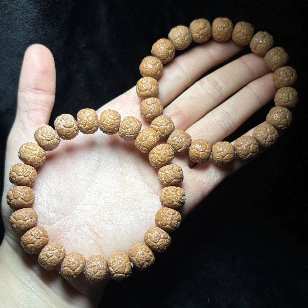 【曹掌柜精选】23 G67302-猴头荔枝纹单圈手串多样性发一件-10-15mm