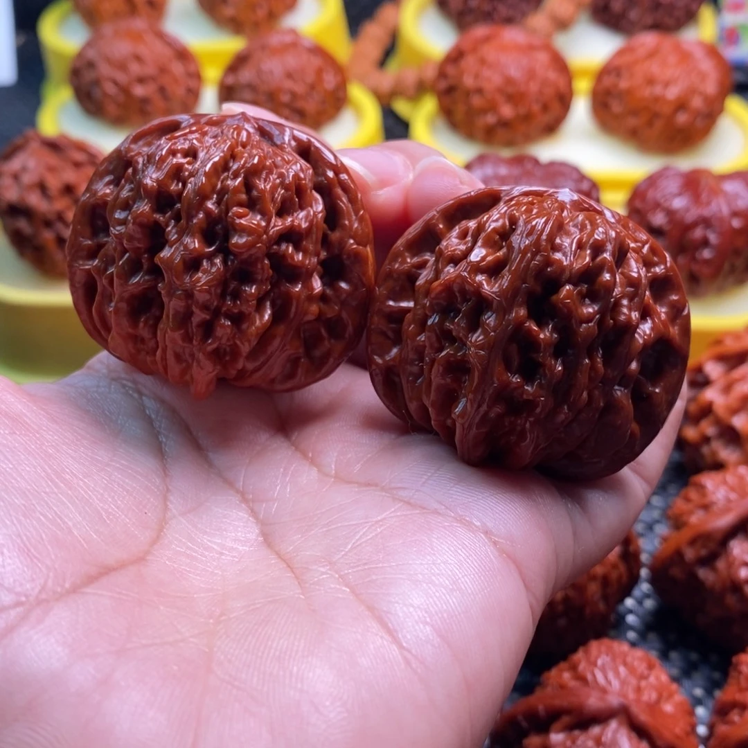 把件文玩核桃四座楼