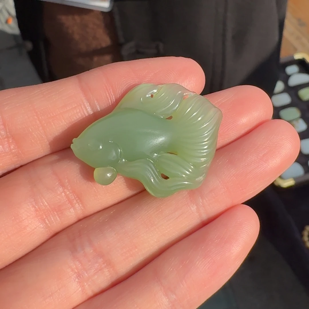 和田玉未镶嵌颈饰118虎哥