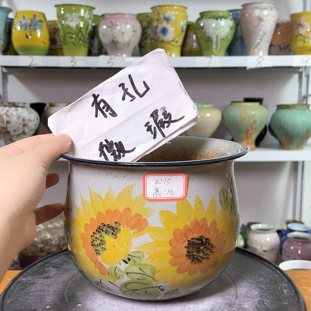 景德镇陶瓷花盆花器暇256