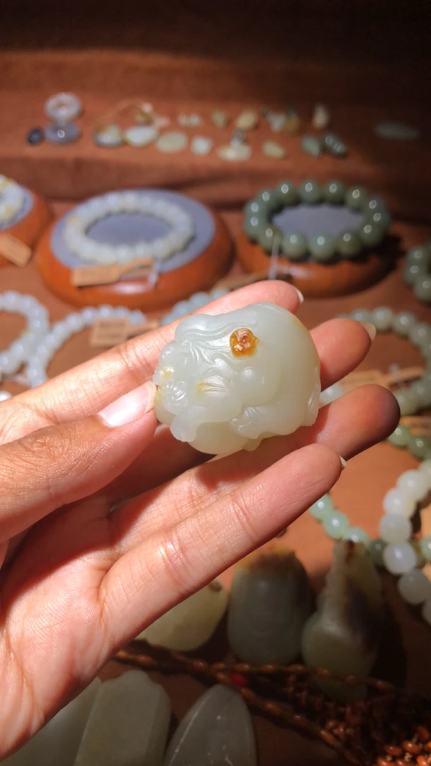 新疆和田玉封侯拜相把件