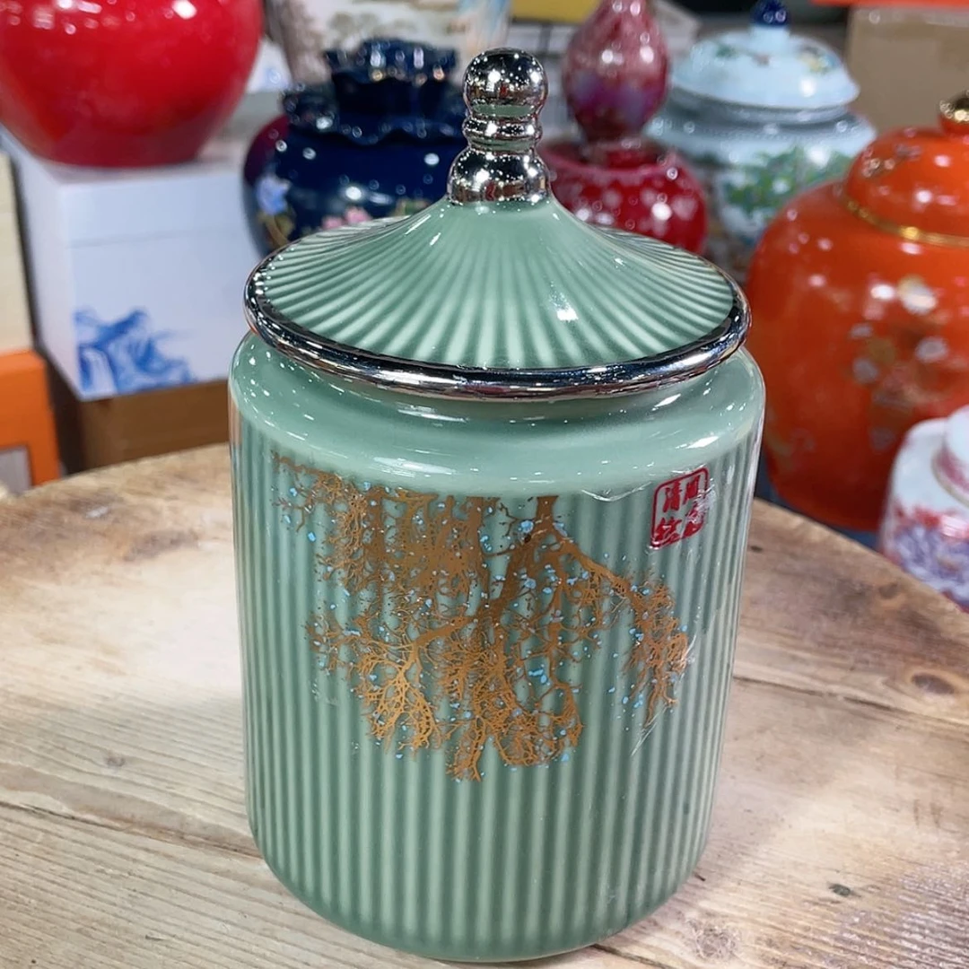 【闪购商品】罐陶瓷茶叶罐密封罐