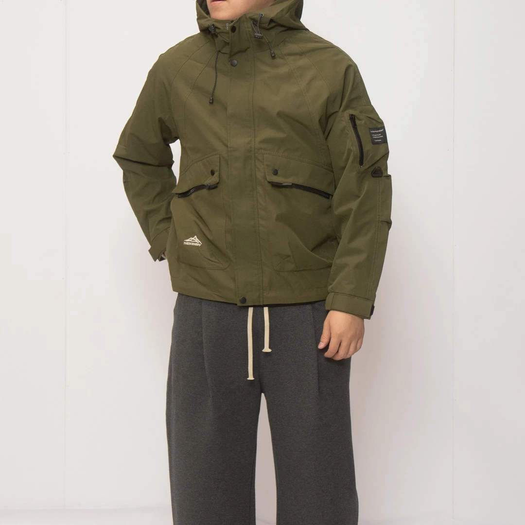 【户外工装连帽夹克冲锋衣外套】秋冬休闲时尚百搭32512