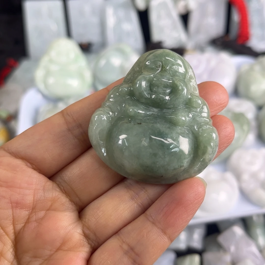 翡翠未镶嵌吊坠(不含链)瑕疵