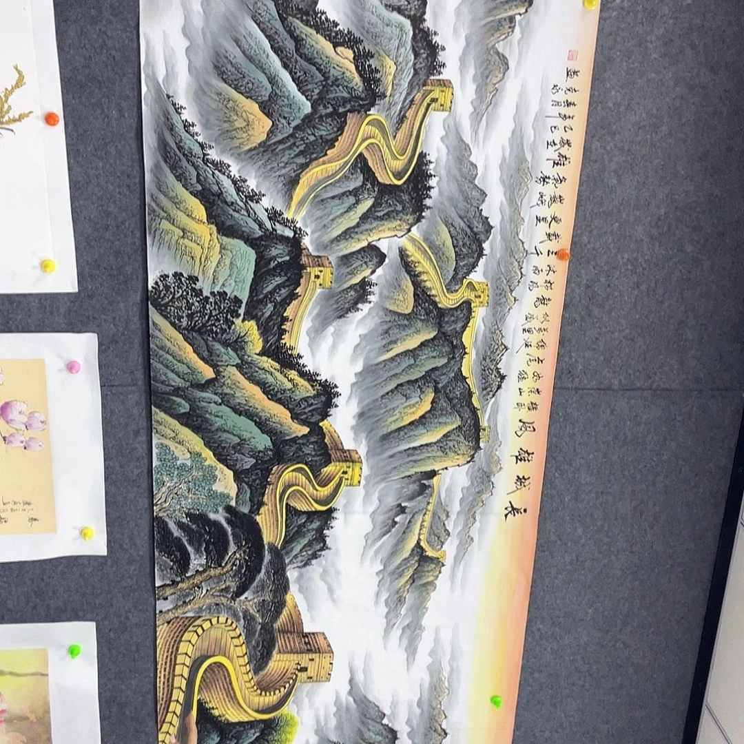 国画作品小姐姐放漏…