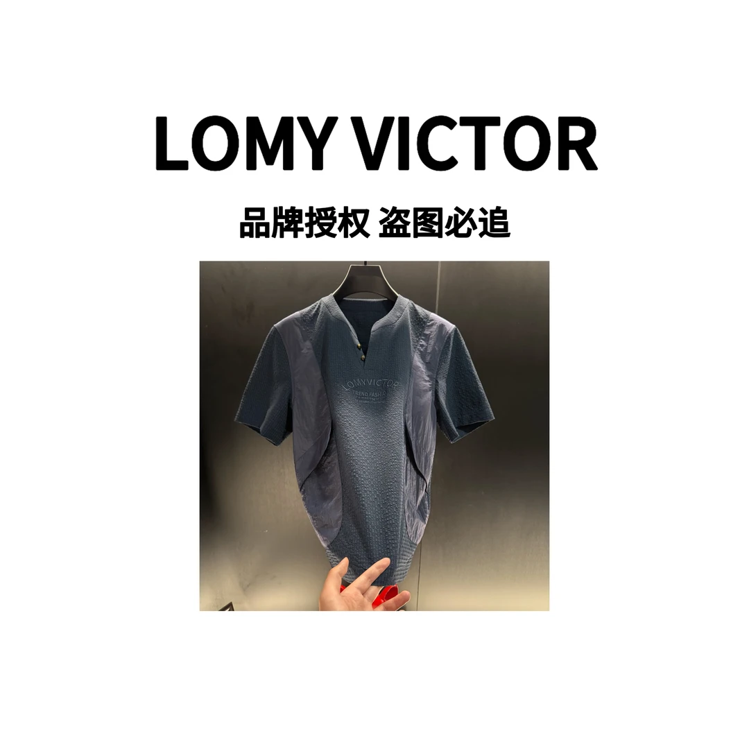 LOMY VICTOR欧洲站顶奢奢品休闲上衣T恤NZN878