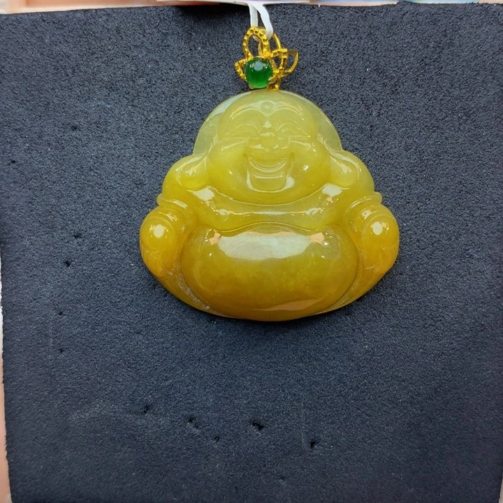 翡翠18K金镶嵌颈饰翡翠