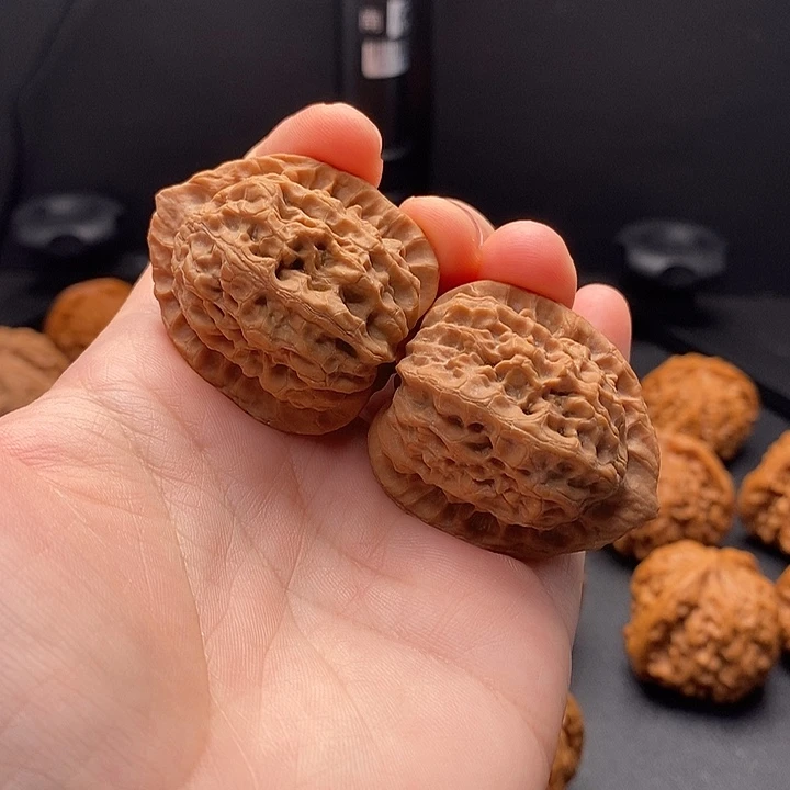 把件文玩核桃34尺精对