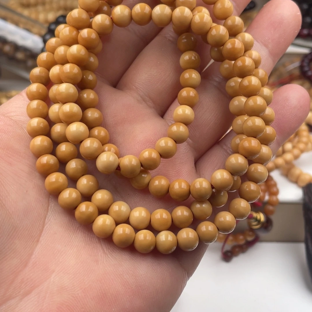 一***一龙脊菩提手串真龙脊11年老料无钥匙孔8圆长串无科技