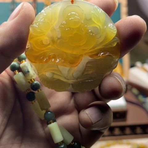 岫玉挂件未镶嵌挂件