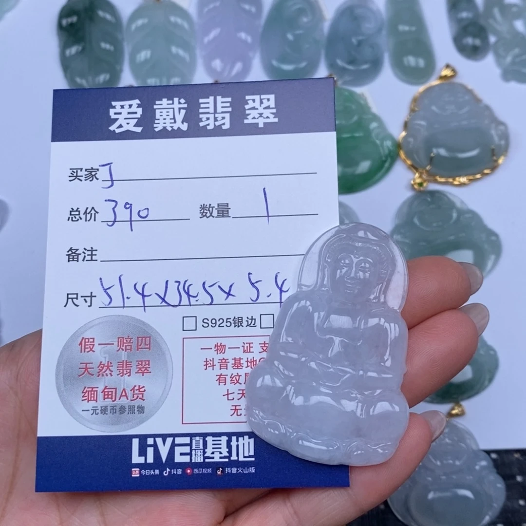 丁***翡翠未镶嵌颈饰天然翡翠