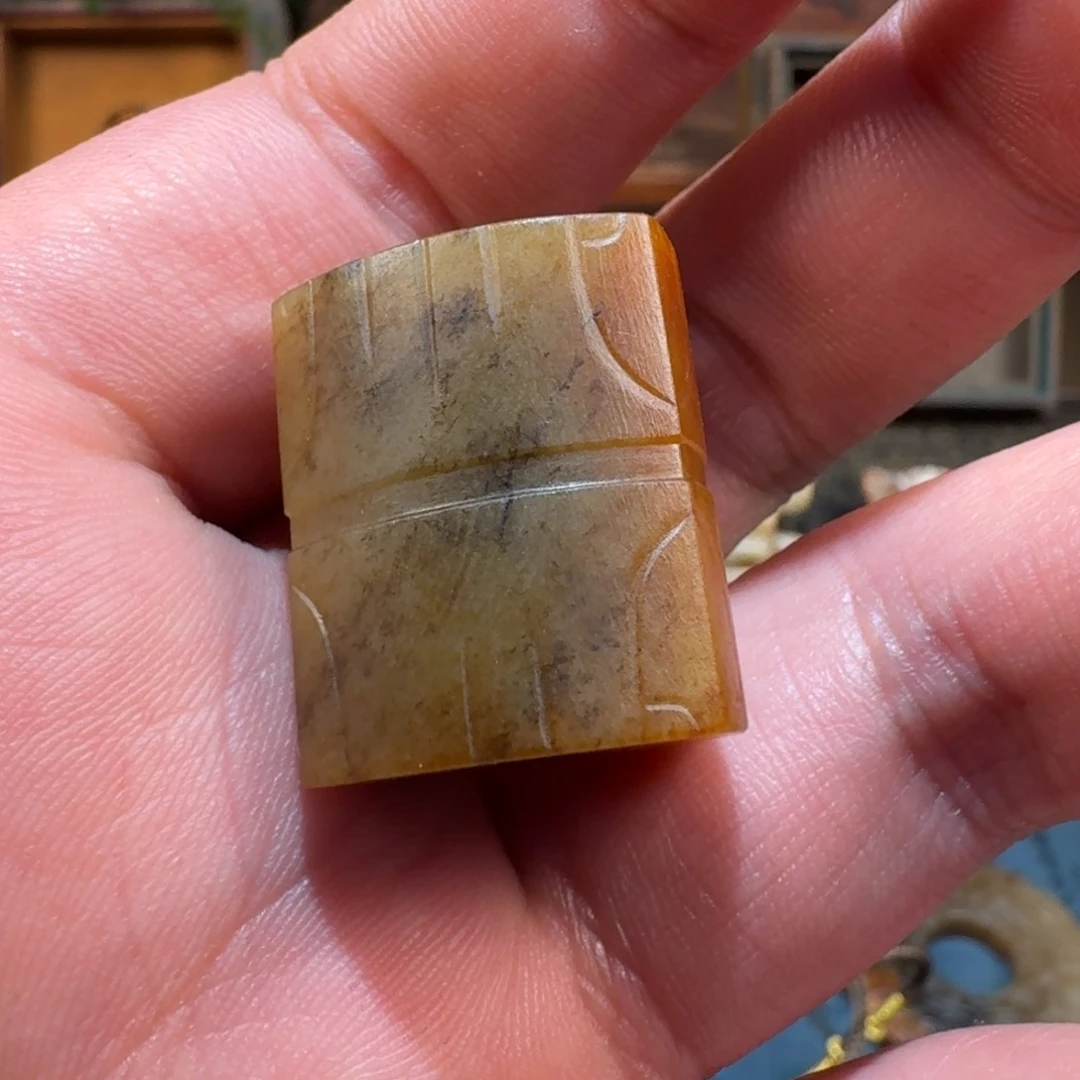 华***得和田玉（糖玉）未镶嵌手链