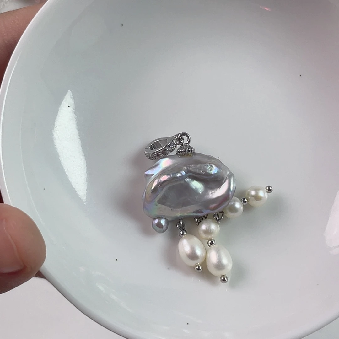 天然淡水珍珠珍珠项链未镶嵌淡水珍珠