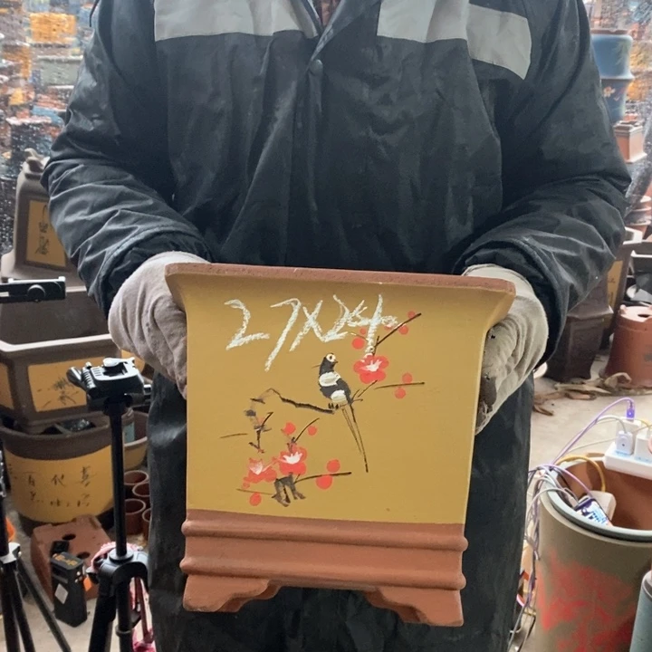 紫砂花盆紫砂花盆