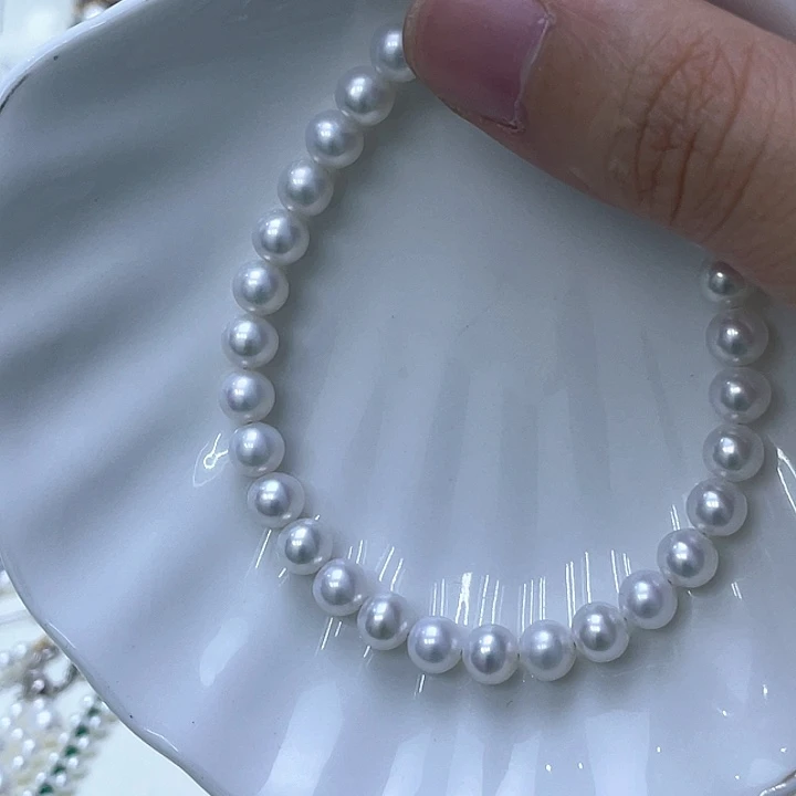 手绳淡水珍珠银S925镶嵌