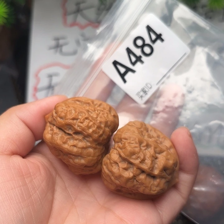 桃核把件核桃蛤蟆头36