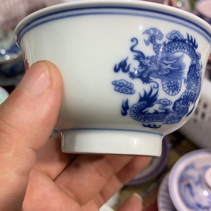 摆件陶景德镇陶瓷主人杯2455