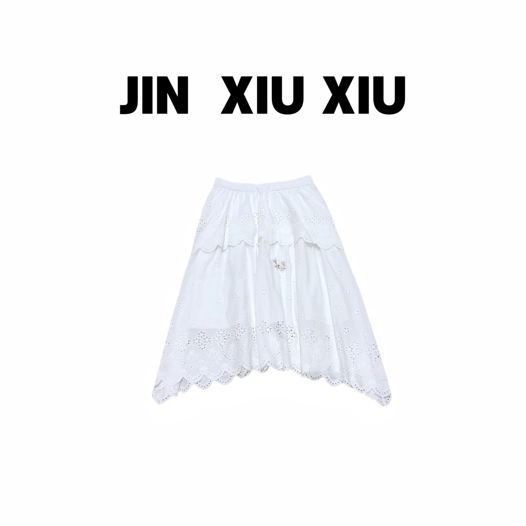 JINXIUXIU夏季新款韩系甜美镂空半身裙280