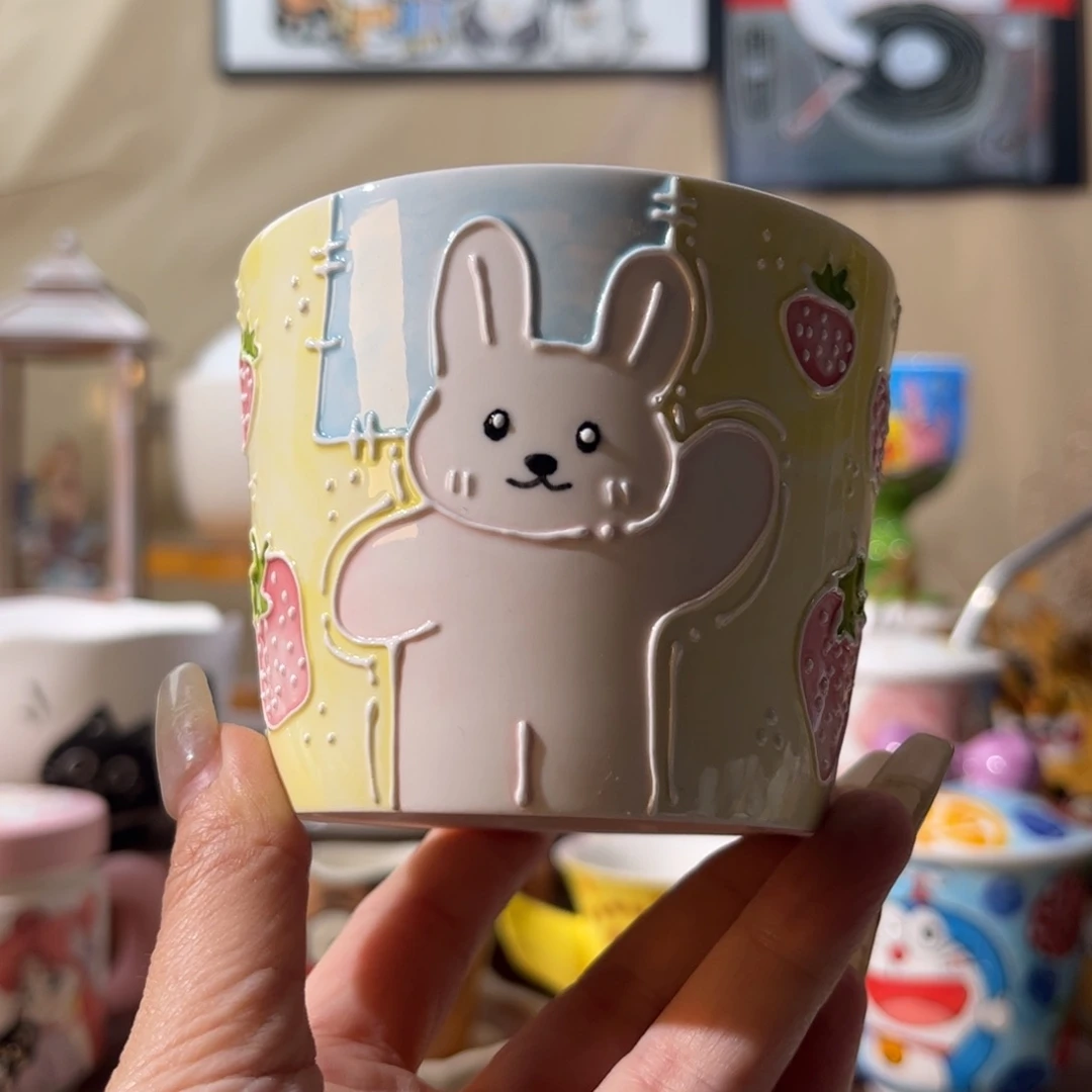 杯景德镇陶瓷文创手绘水杯