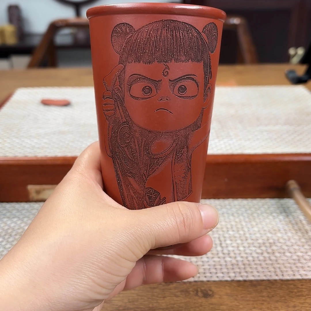 紫砂茶杯宜兴紫砂杯