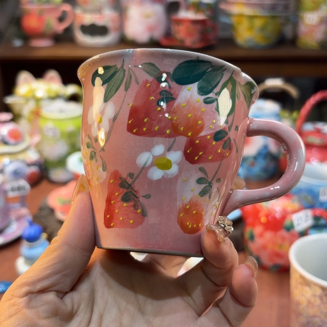 景德镇手绘高温釉下彩陶瓷茶具