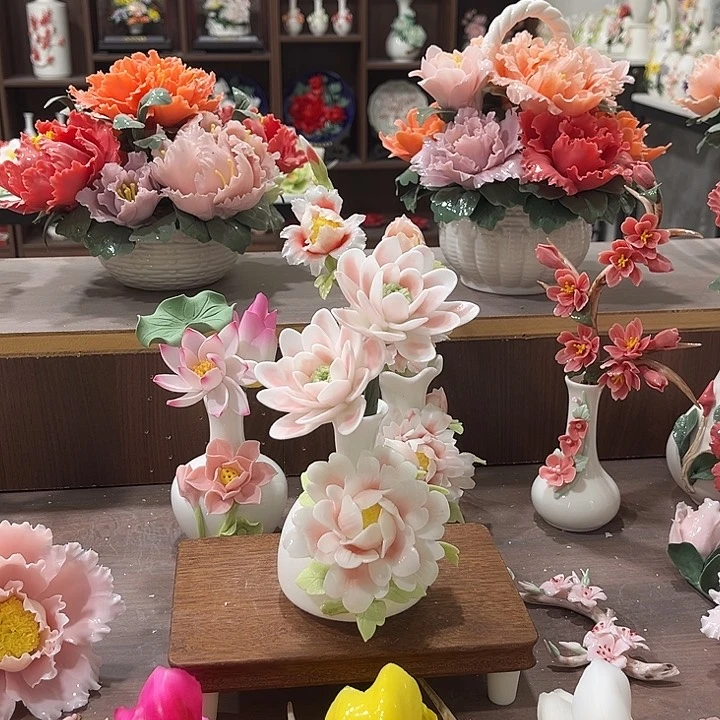 瓷片陶瓷工艺品摆件