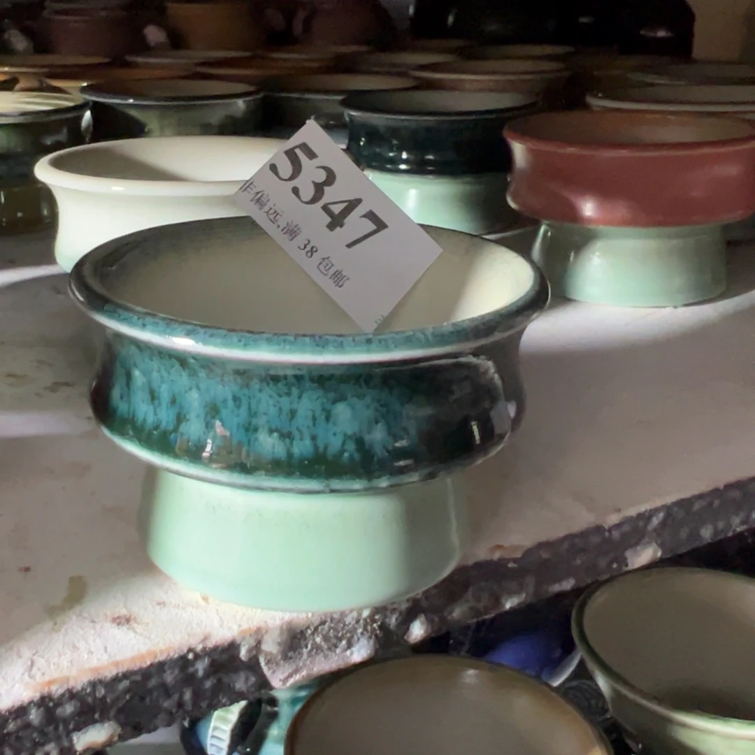 陶瓷景德镇手工花盆