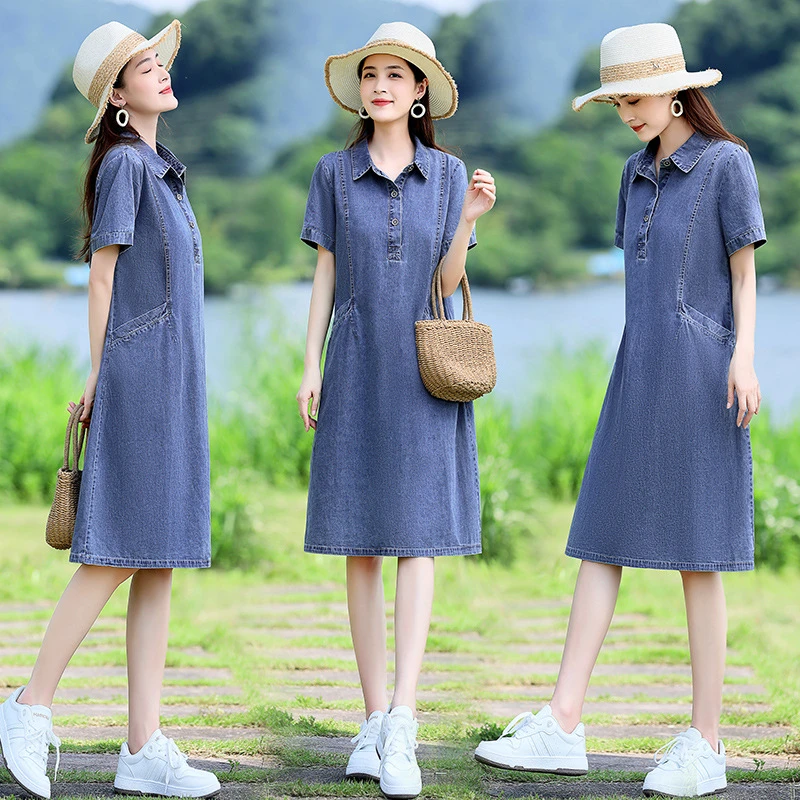 夏季显瘦气质时尚小众设计感连衣裙女2025年夏新款休闲洋气薄款透