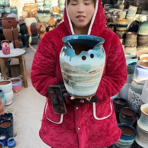 口19高27一g盆子。