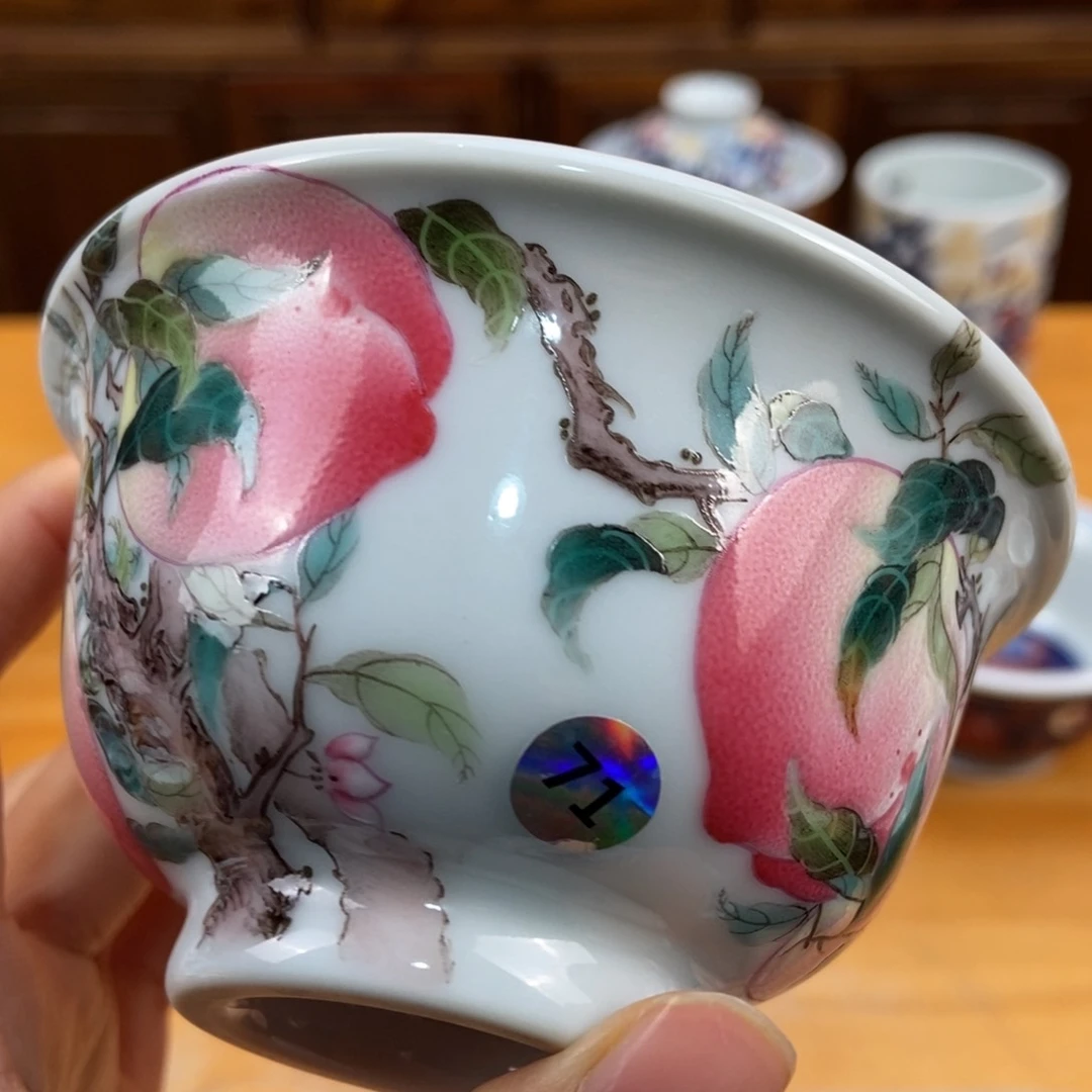 手绘现代茶具非古董正**入