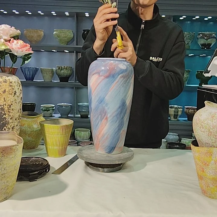 摆件陶景德镇陶瓷花瓶