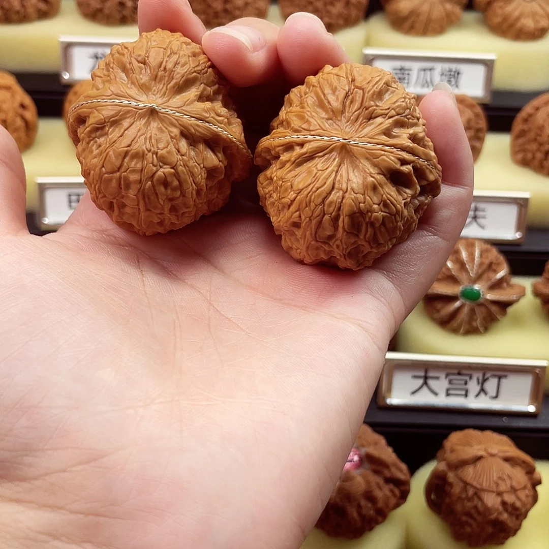 文玩核桃把件伟*大团圆42尺7023