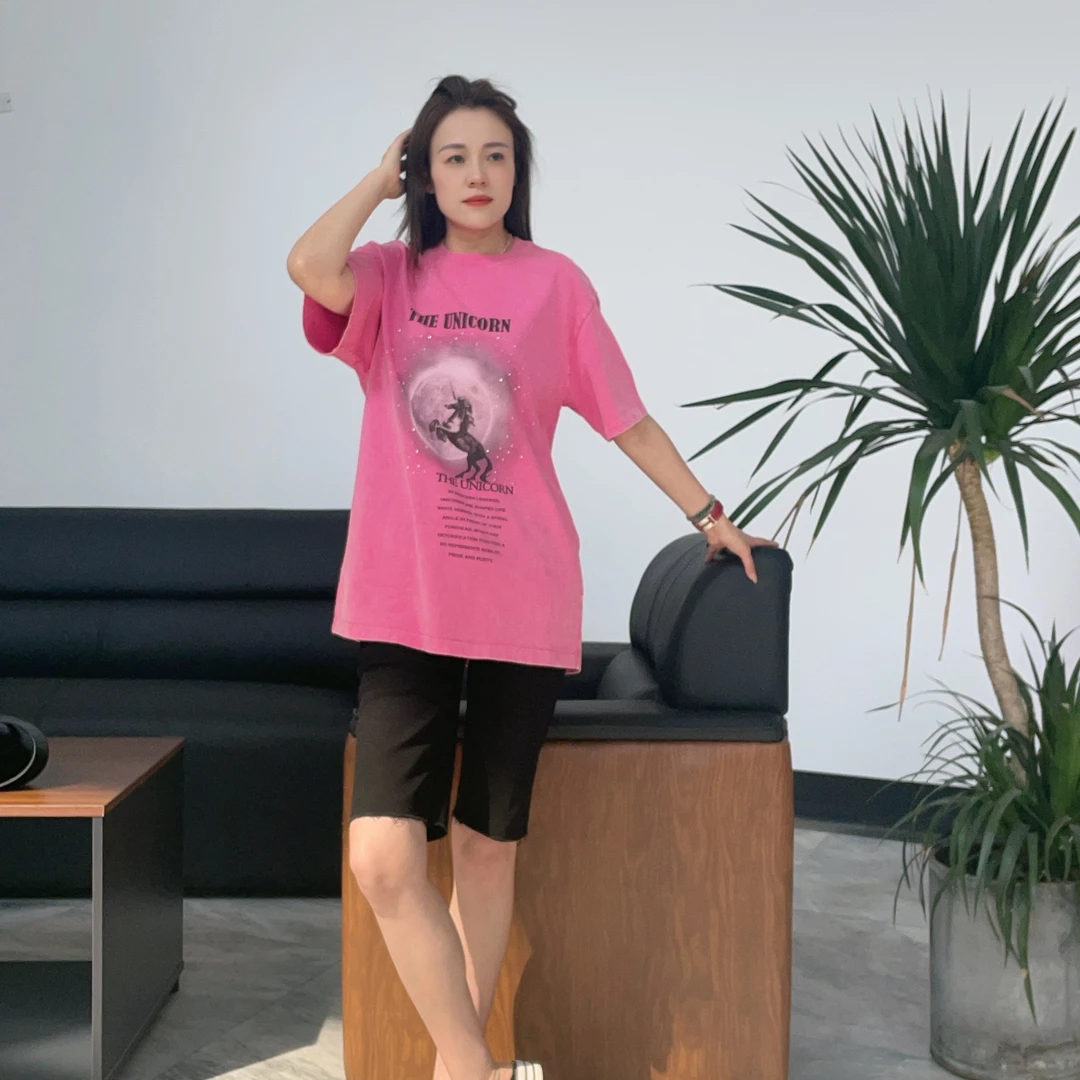 黑色三粒扣高腰五分牛仔休闲裤 16080