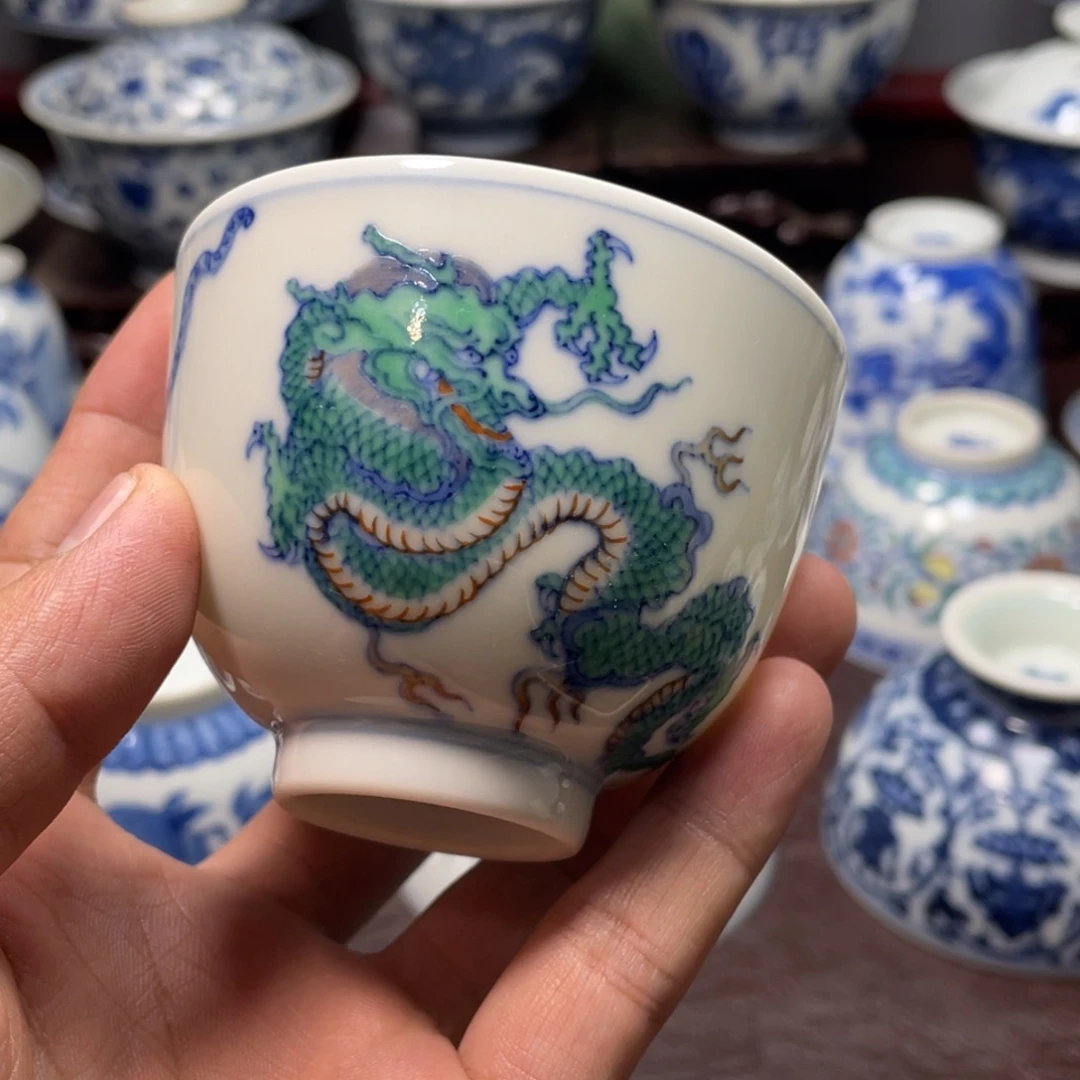 杯景德镇陶瓷现代手工陶瓷茶具
